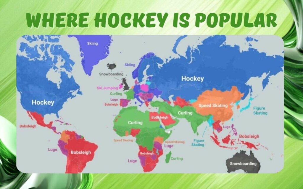 Countries Where Hockey is Popular list