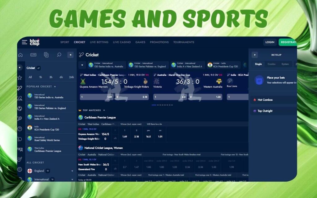 popular Games and Sports for betting